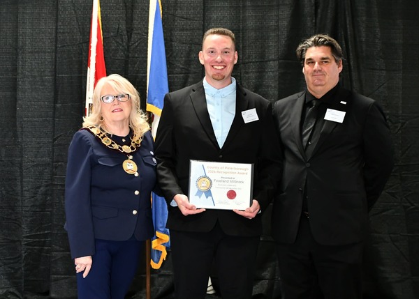 Josh Helm Recognized at County Recognition Awards Event